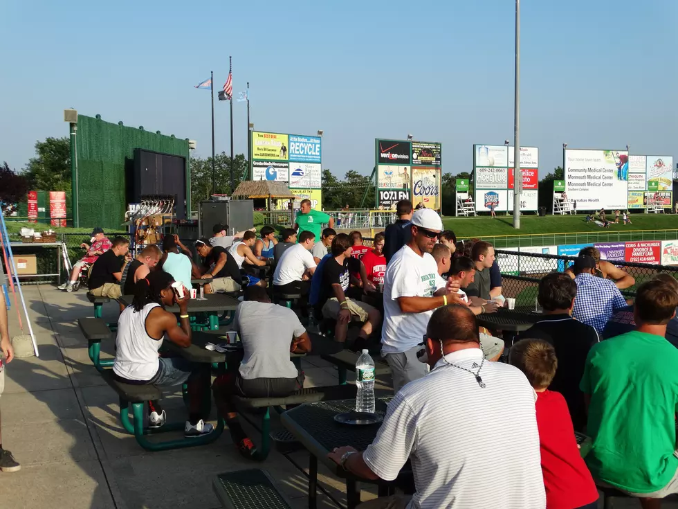 Gridiron Classic Players and Coaches Enjoy Picnic at BlueClaws Game
