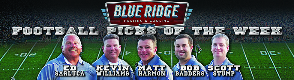 Blue Ridge Heating &#038; Cooling Week Twelve Football Picks 2016
