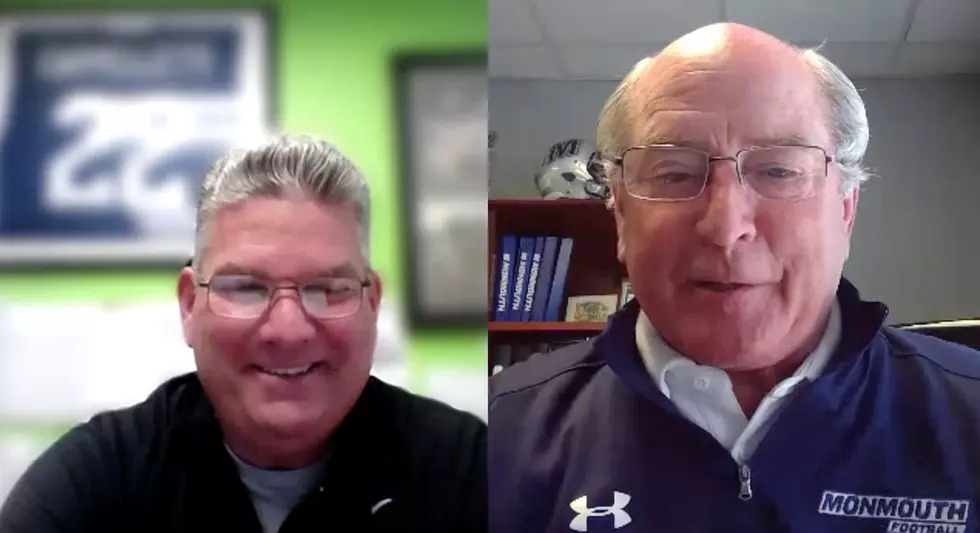 Kevin Talks With Monmouth Football Coach Kevin Callahan