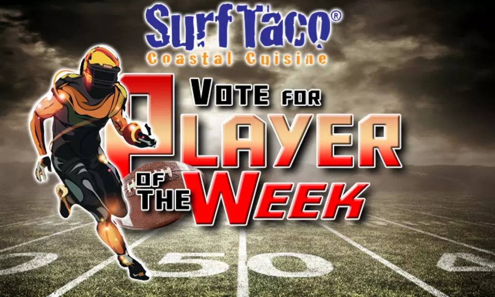 VOTE for the Week 1 Surf Taco Shore Conference Football Player of the Week
