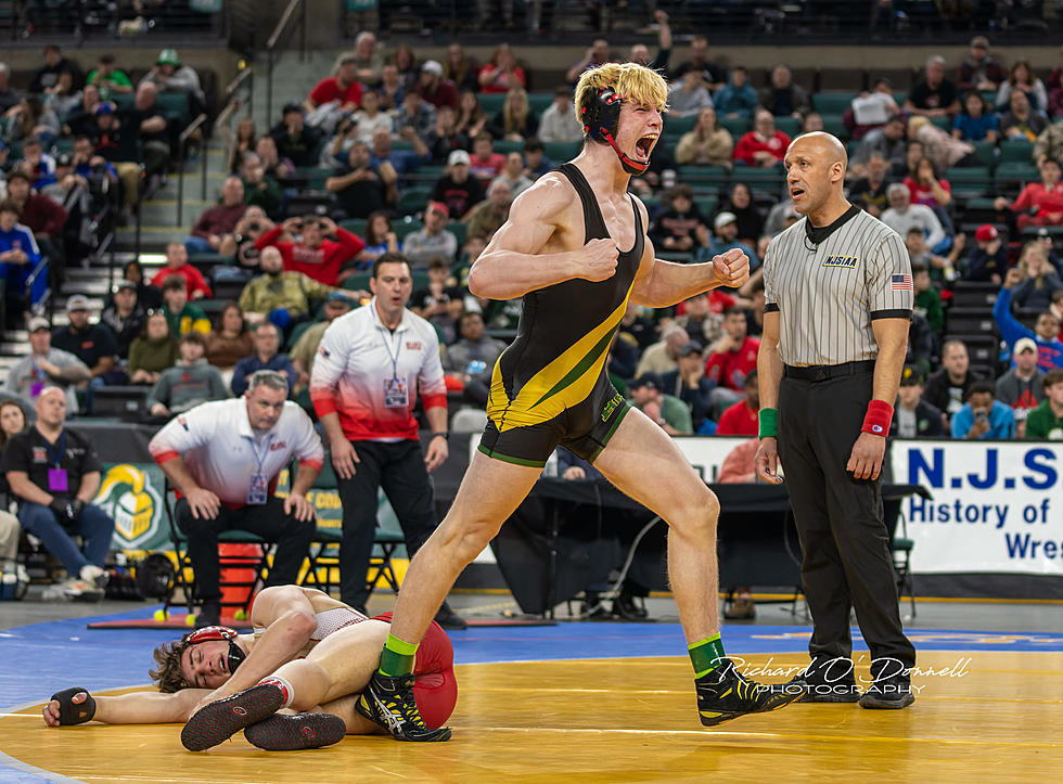 Brick Memorial freshman Harvey Ludington runs the gauntlet to win NJSIAA 175-pound state title