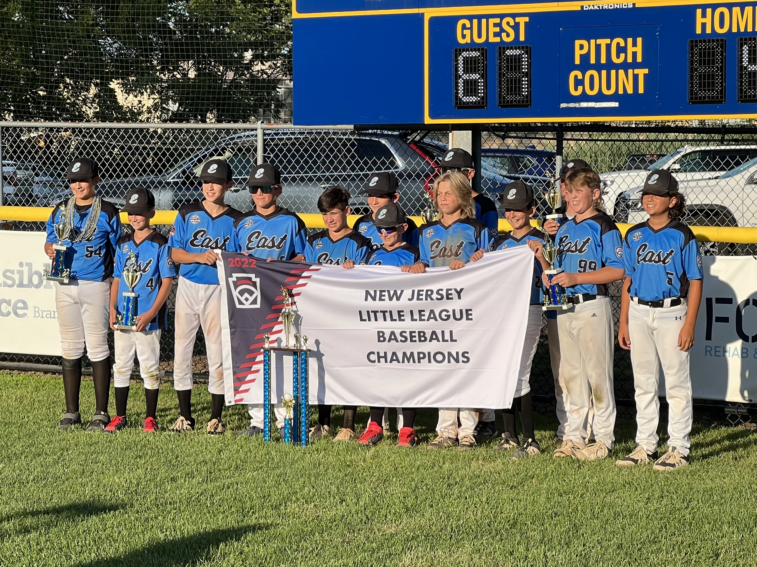 Toms River East Little League Wins 2nd Straight State Title