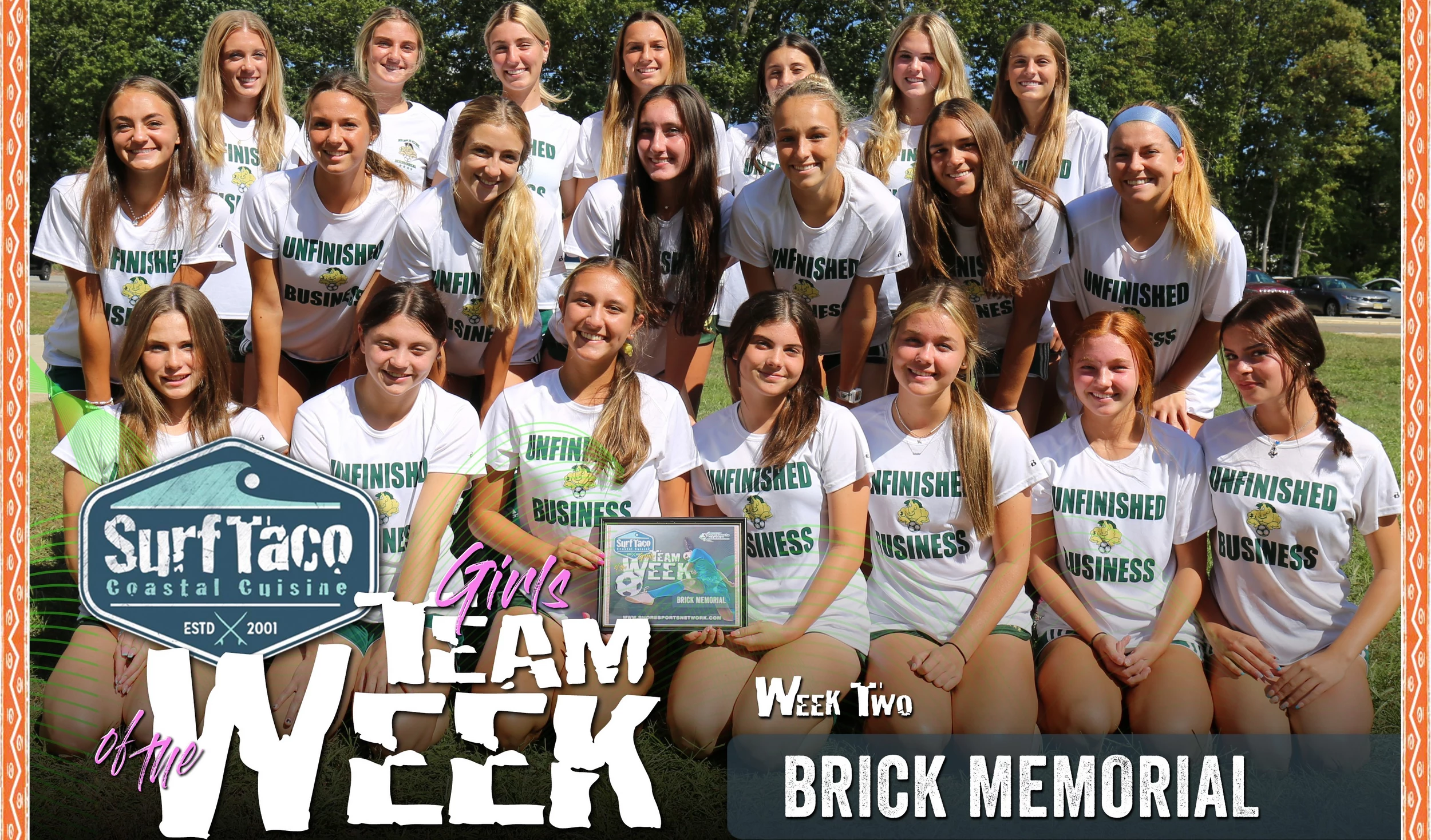 Surf Taco Girls Soccer Week 3 Team of the Week: Jackson Memorial