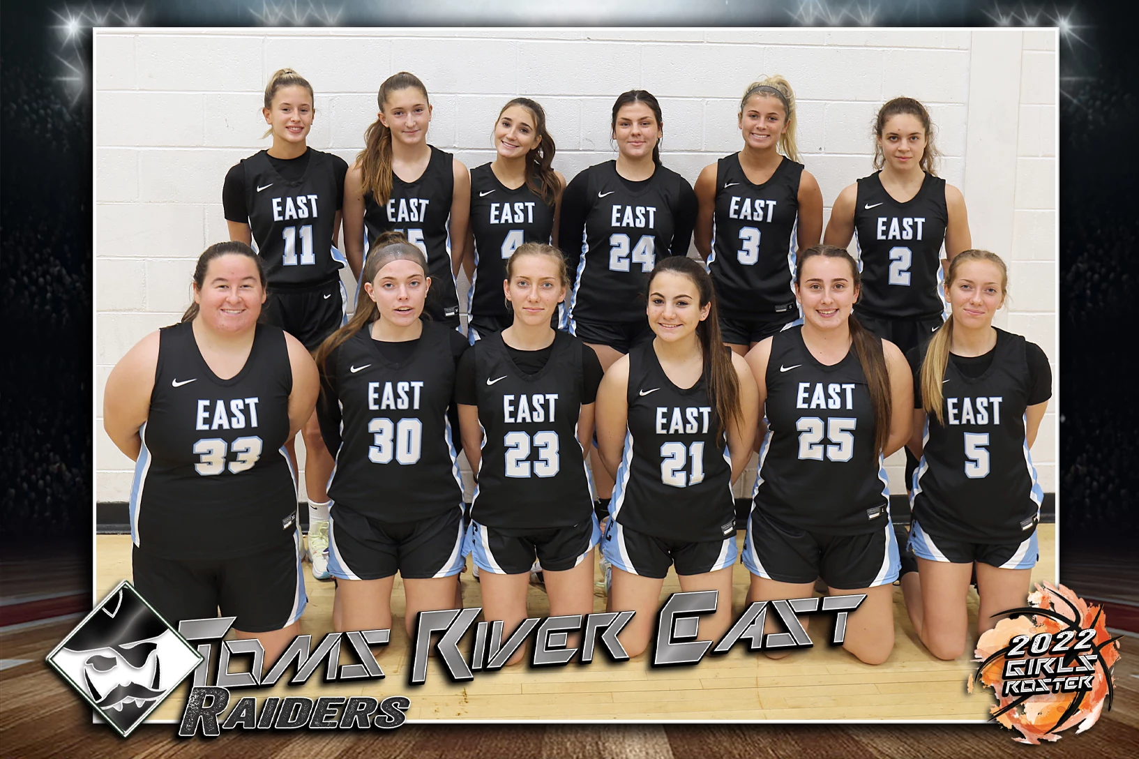 Toms River East Girls Basketball 2021 CC Team Page