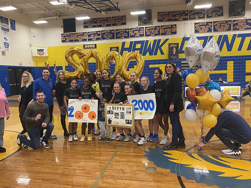 Devyn Quigley makes history, scoring her 2,000th point. 