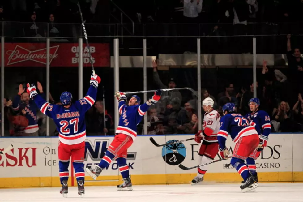 Rangers Score 4 In 3rd, Top Canes 5-1