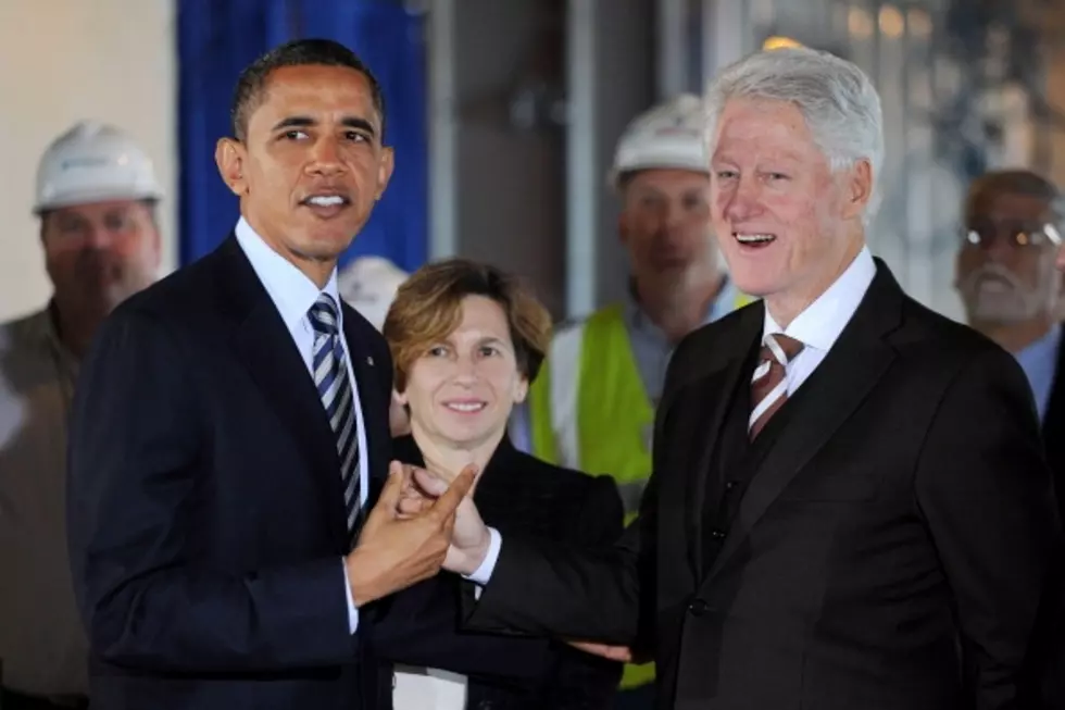 Obama, Clinton Together Again Pitching Efficiency