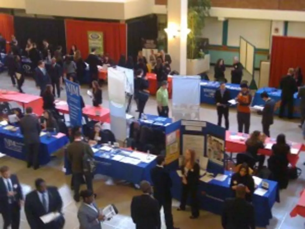 Job Fair Packed As College Grads Look For Work