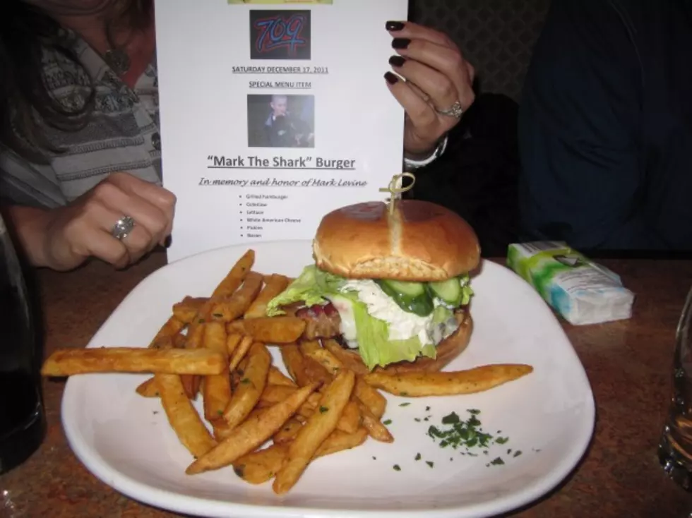 Join Big Joe For A “Mark The Shark” Burger This Friday Afternoon In Honor Of Mark Levine