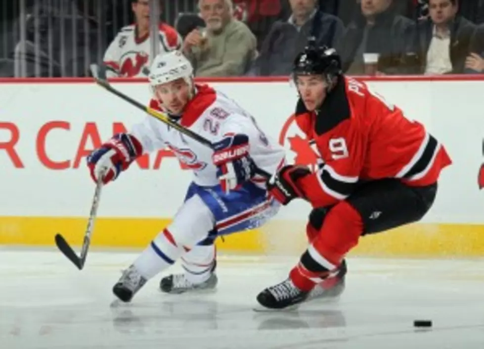 Parise Scores Twice to Lift Devils Over Canadiens