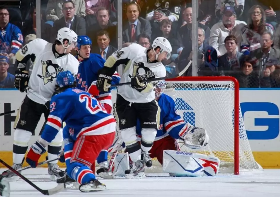 Rangers Fall to Penguins; Crosby Gets Assist in Return