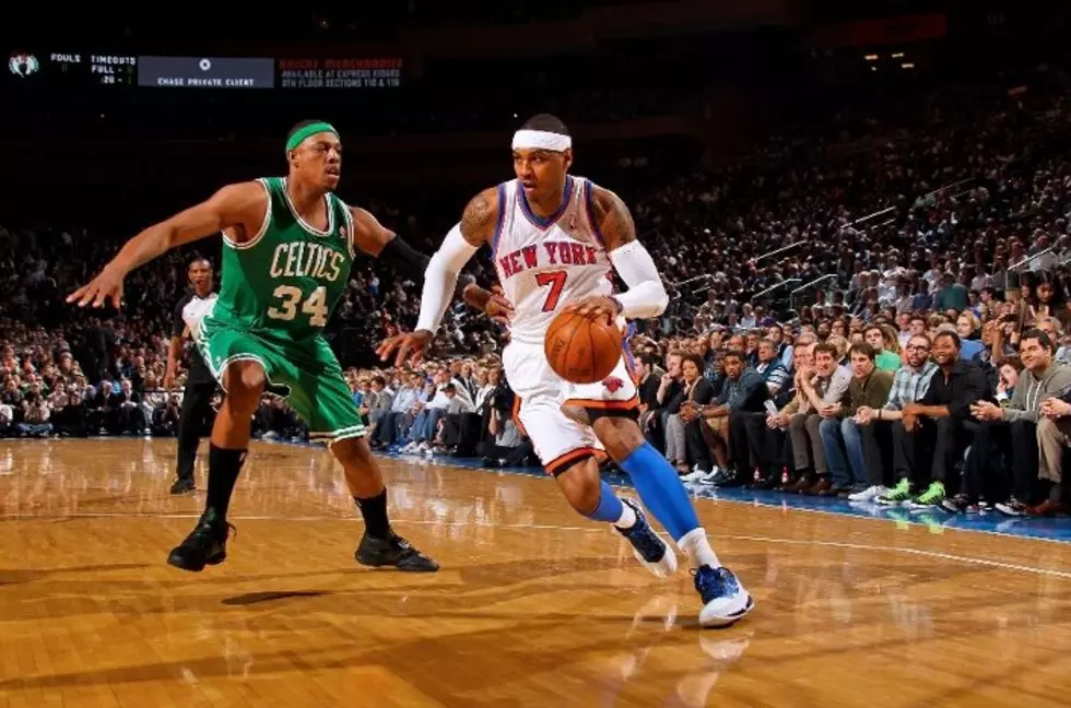 Anthony&#8217;s Triple-Double Lifts Knicks Past Celtics