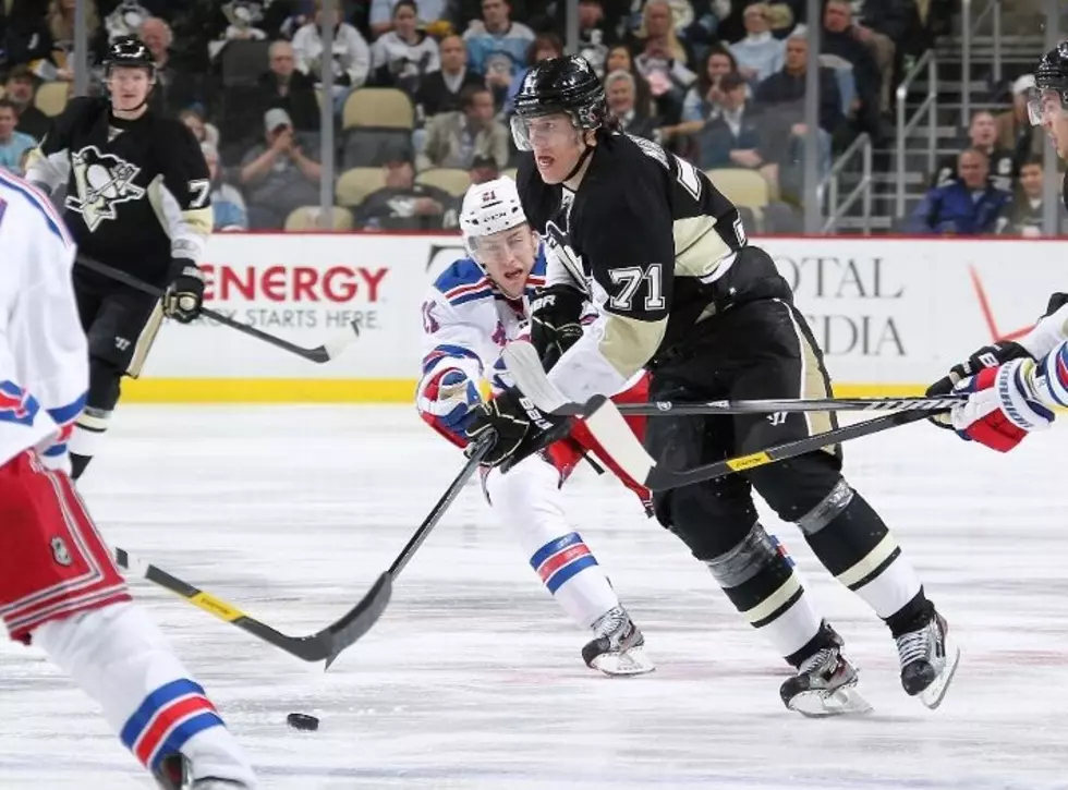 East-Leading Rangers Downed By Penguins