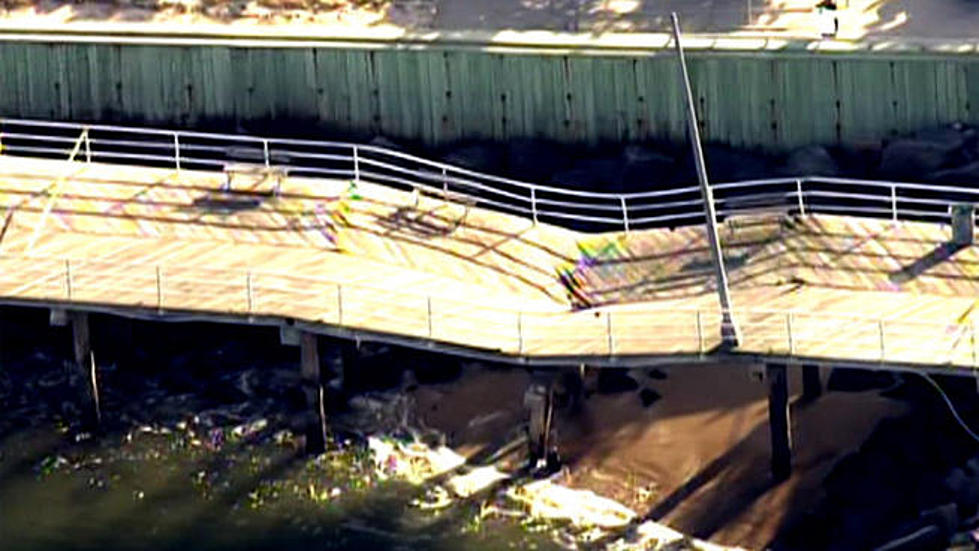 Section Of Atlantic City Boardwalk Collapses