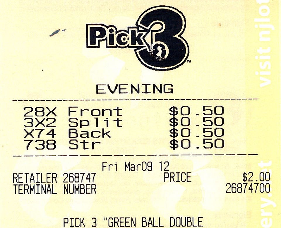 new jersey pick 3 lottery results