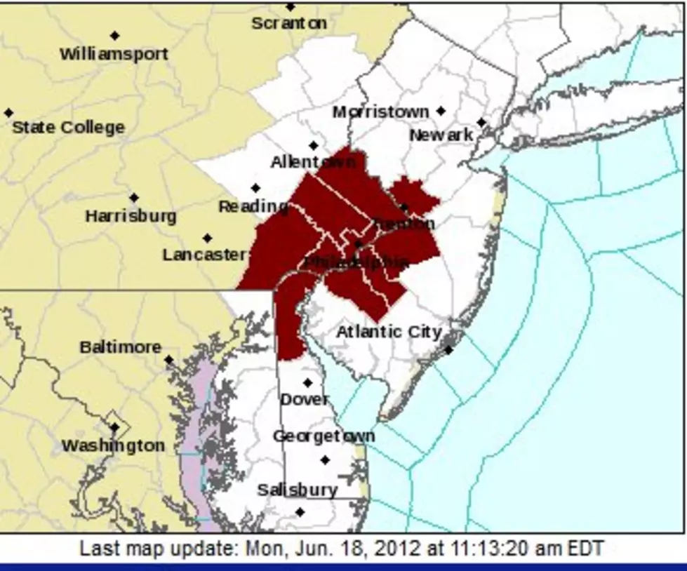 Excessive Heat Watch Issued for Parts of NJ for Wednesday, Thursday