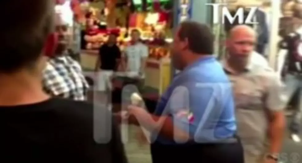 Letterman&#8217;s Parody Of Christie&#8217;s Temper Caught On Tape In Seaside Heights [VIDEO]