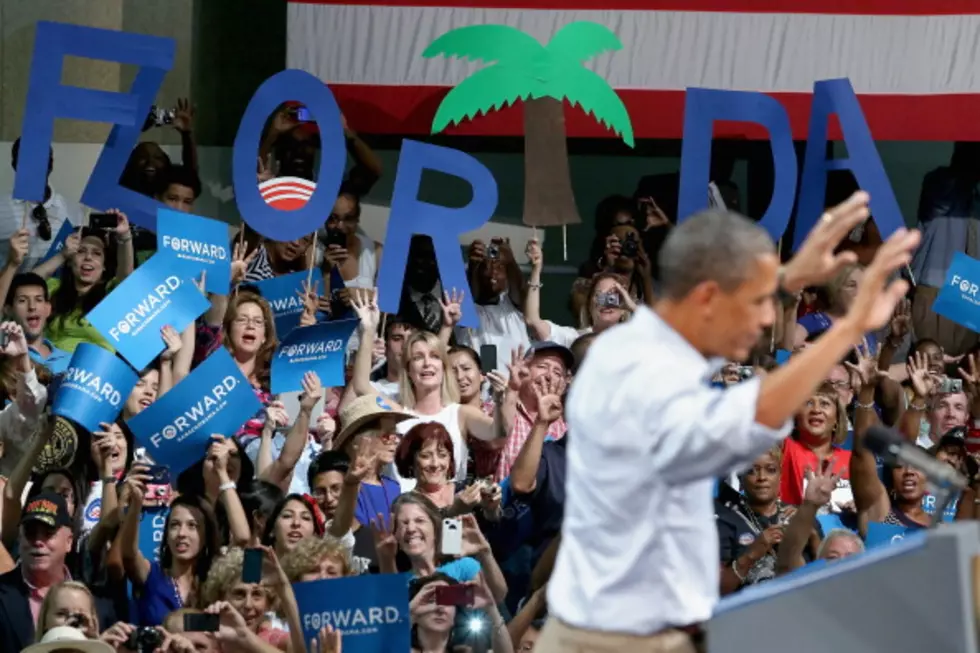 Obama Gets A Bear Hug From Fla. Supporter [VIDEO]