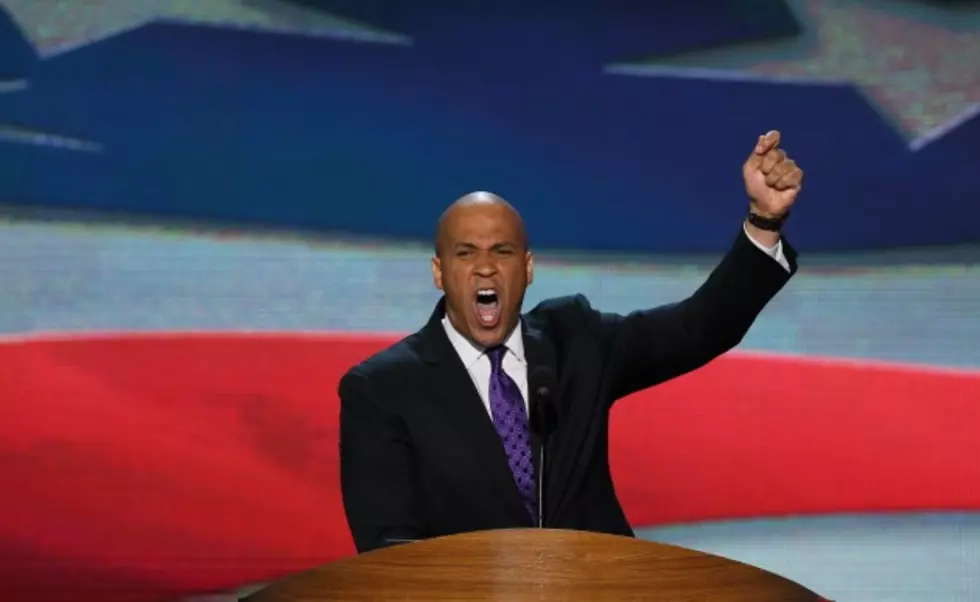 Cory Booker Takes Center Stage:  From The Newsroom