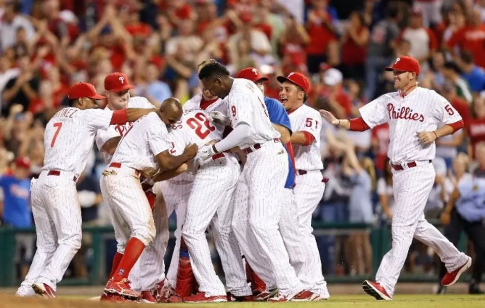 Phillies Rally in 9th to Beat Rockies