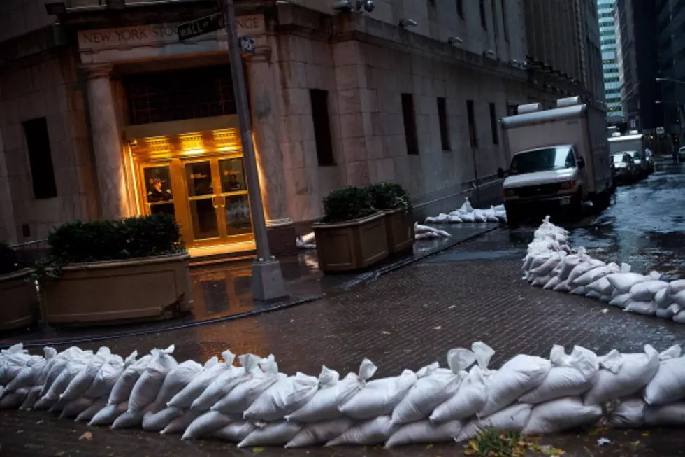 Sandy Will Keep Financial Markets Closed Tuesday