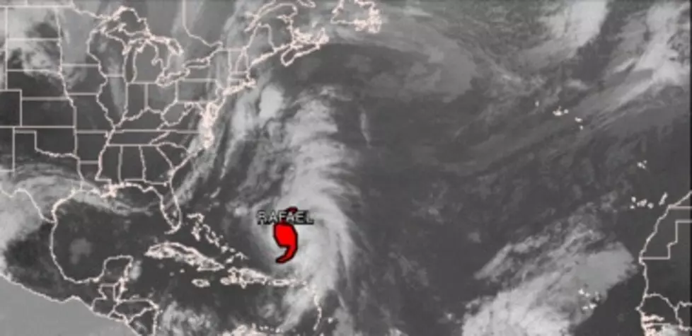 Hurricane Rafael Forms in Atlantic