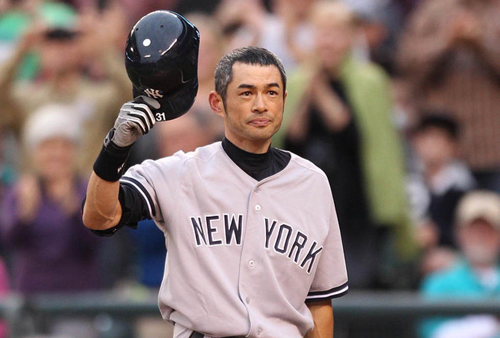 Lot Detail - 2013 Ichiro Suzuki Game Worn New York Yankees 4th of July Road  Jersey and Cap (Steiner/MLB Authenticated)