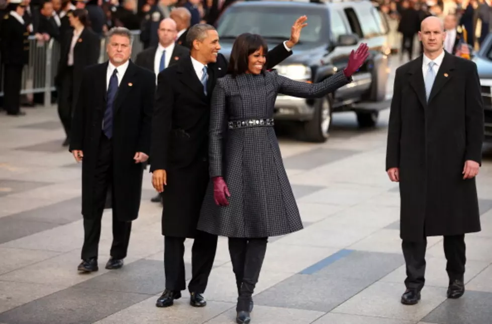 Obamas Attend Congressional Luncheon, Walk The Parade Route [VIDEO]