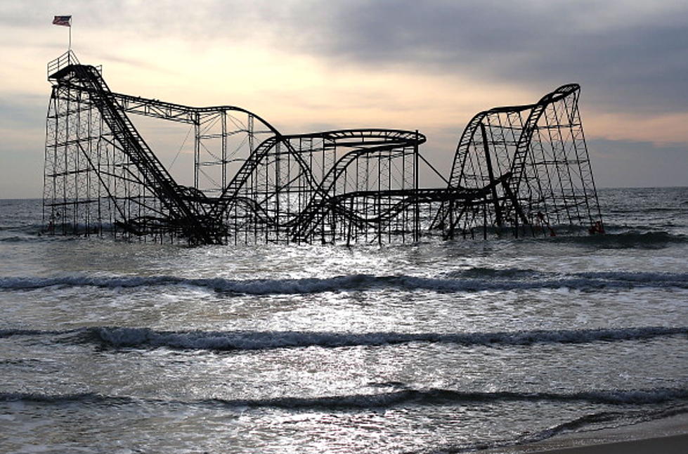 Casino Pier In Seaside Heights Takes Step To Remove Jet Star Coaster From Ocean 