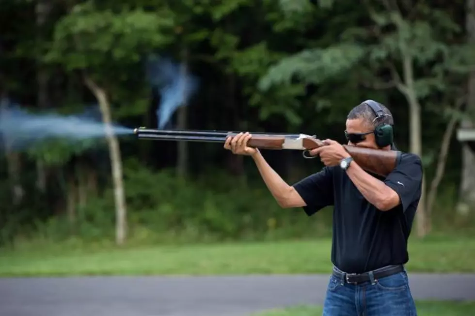 White House Releases Photo Of Obama Firing Gun