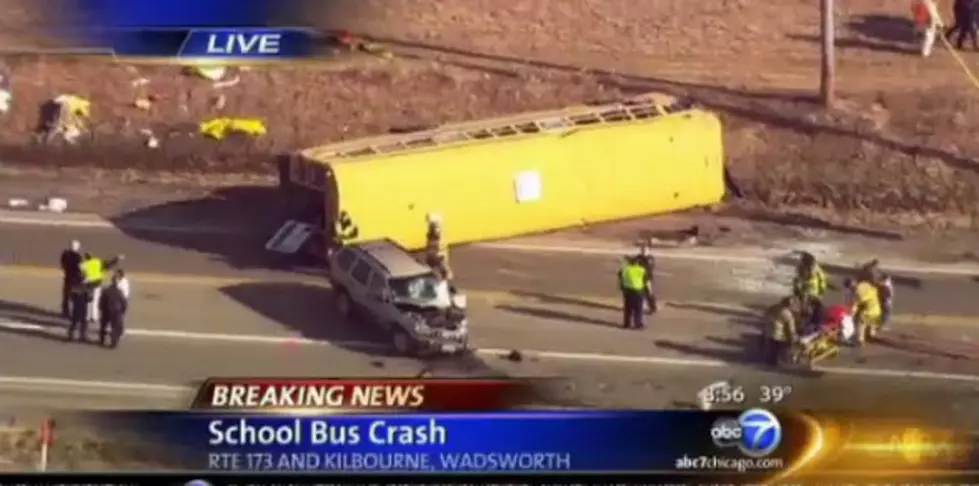 One Child Dies In Illinois School Bus Overturn [VIDEO]