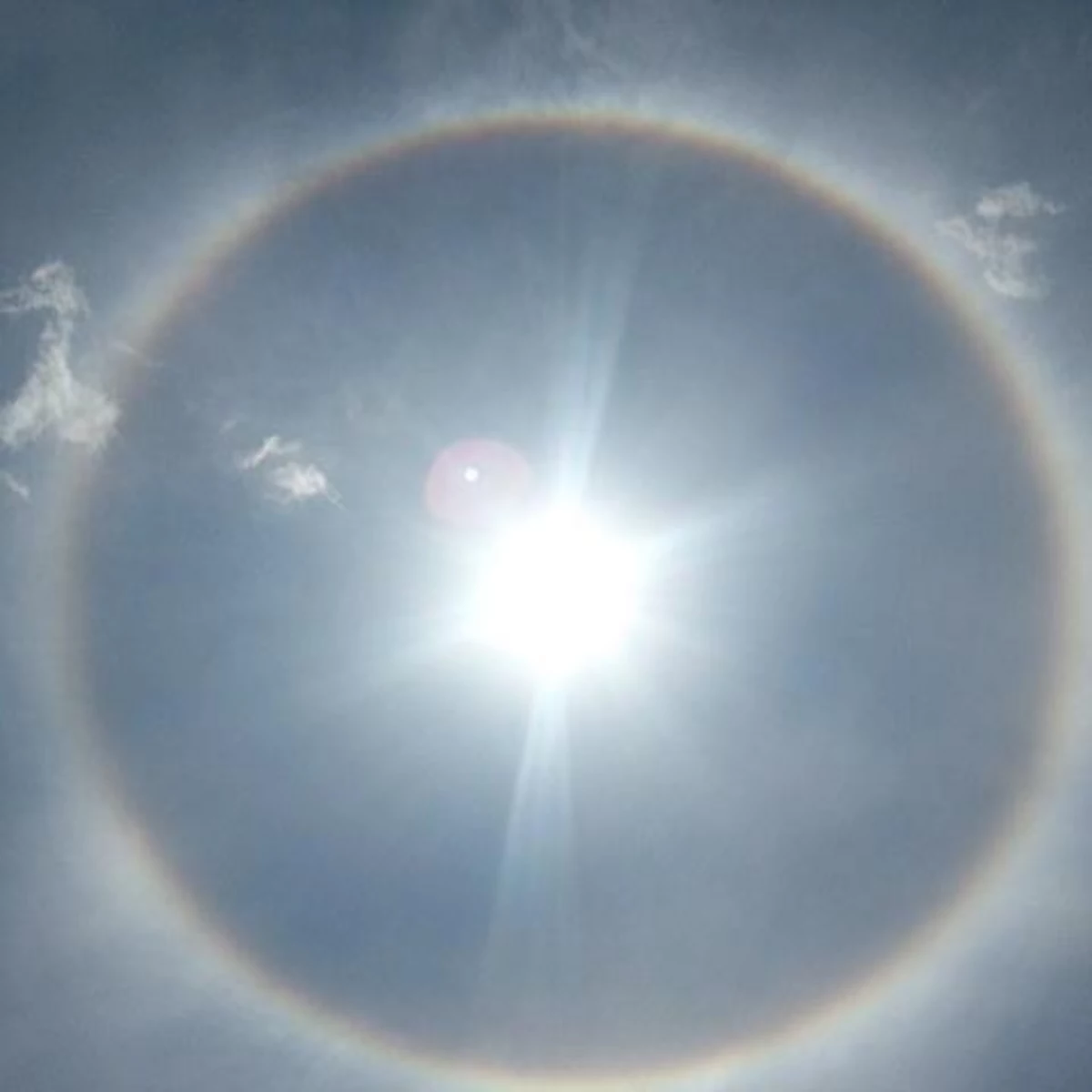 What is that Ring Around the Sun Today?