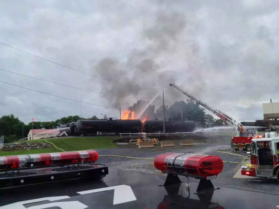 Train Car Catches Fire In Lancaster County, PA
