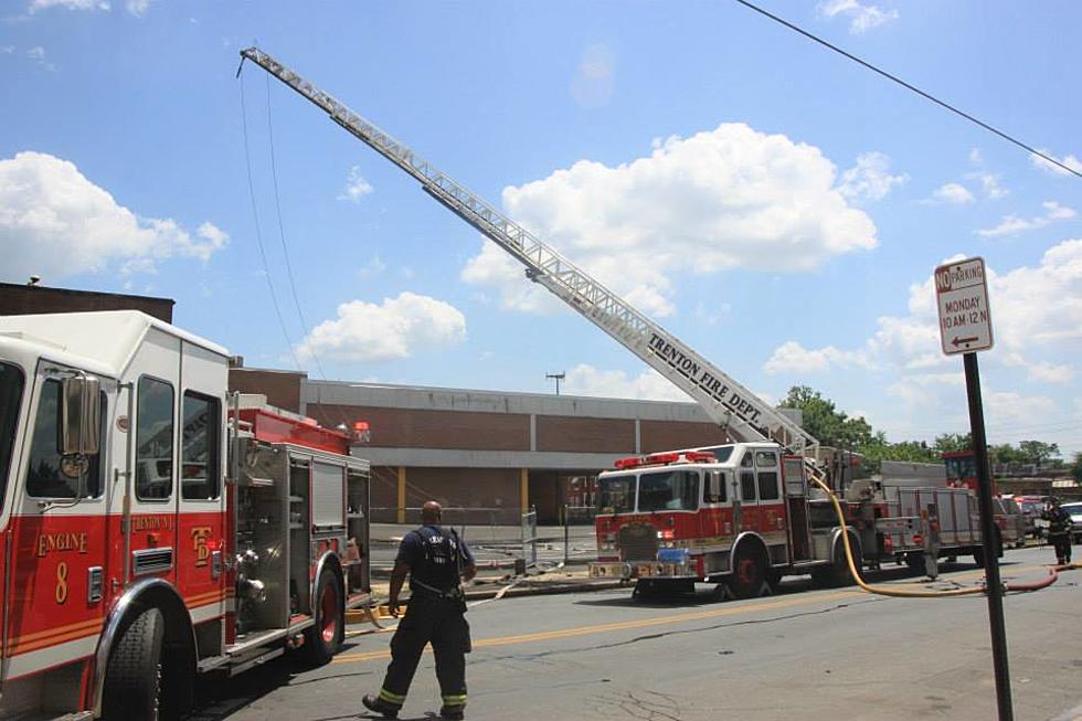 Roof Fire At Trenton Elementary School [VIDEO]