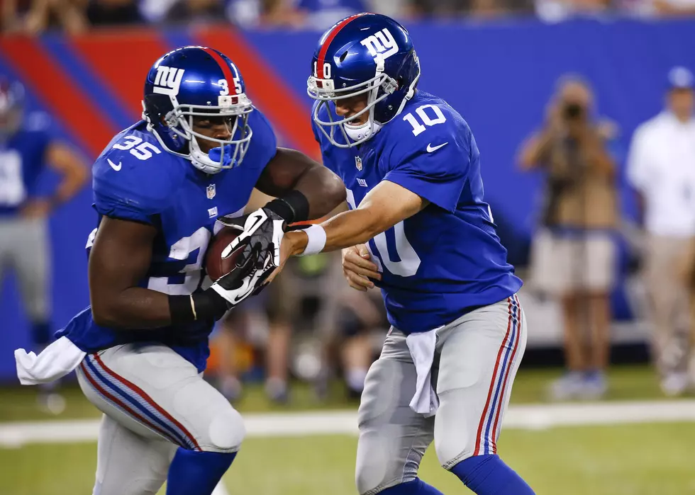 Giants Lose Game and Backup RB