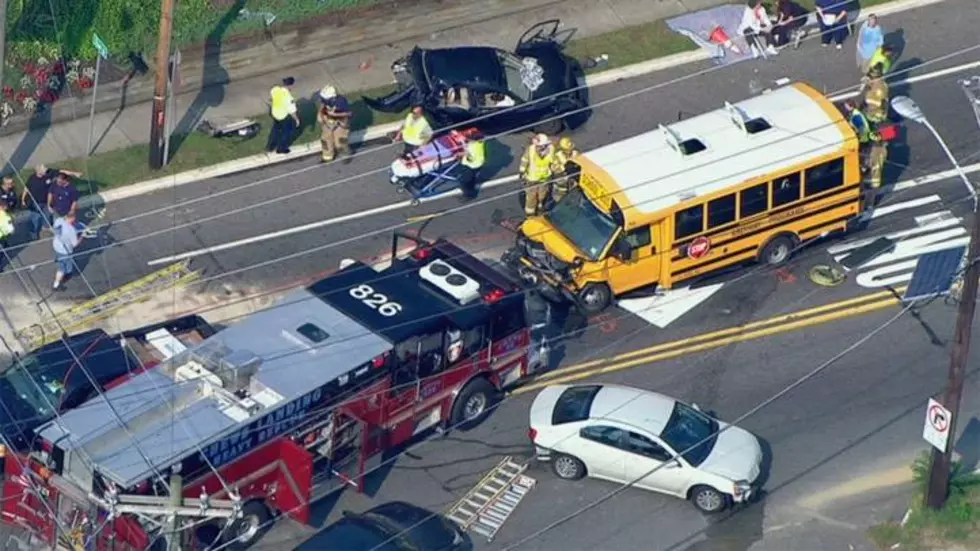 School Bus, Several Cars Collide In Glendora [VIDEO]