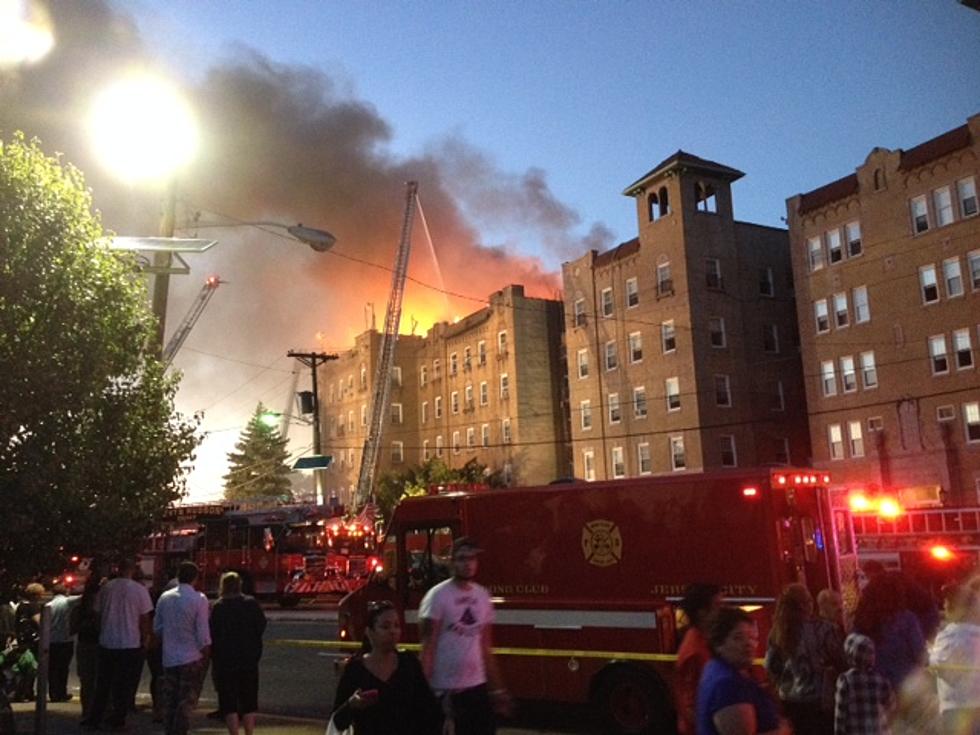 Five Alarm Apartment Building Fire In North Bergen Under Control