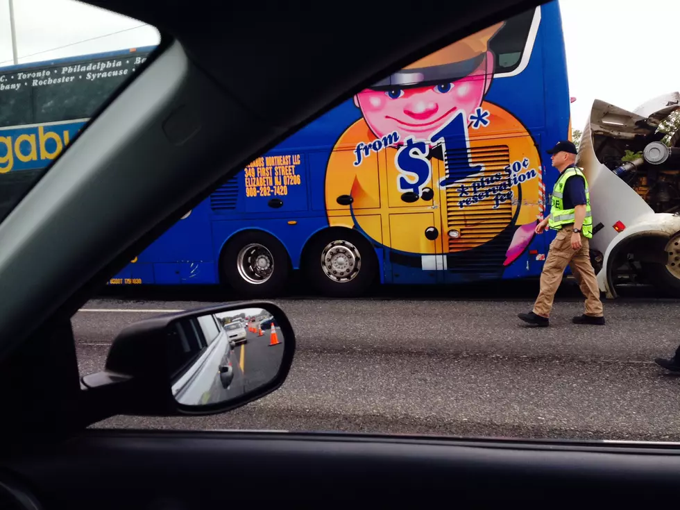 New Jersey Turnpike Reopens Following Bus, Truck Accident [VIDEO]