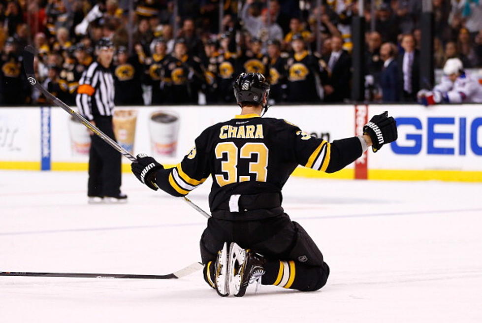 Chara Scores Winner in Bruins’ 3-2 Victory Over Rangers