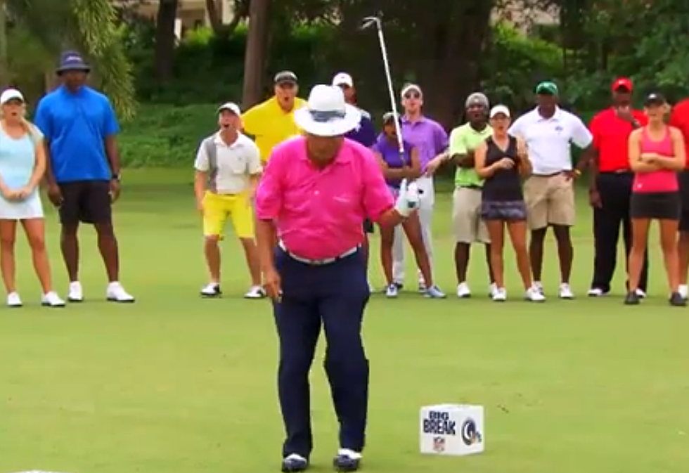 Golfer Chi Chi Rodriguez Hits Unfortunate Trick Shot [VIDEO]