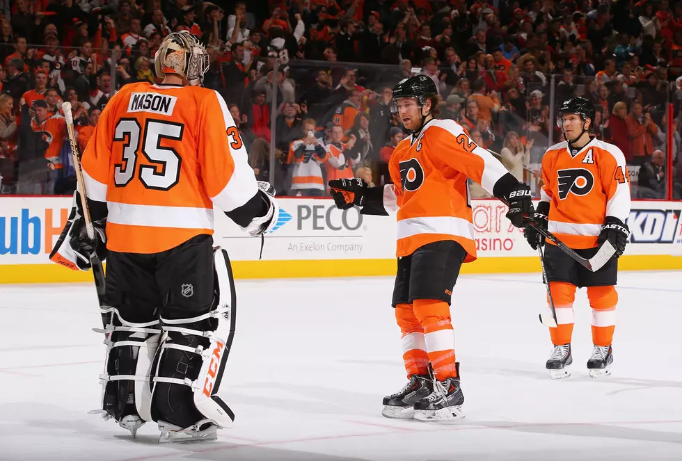 Flyers Score Five Late Goals to Beat Columbus