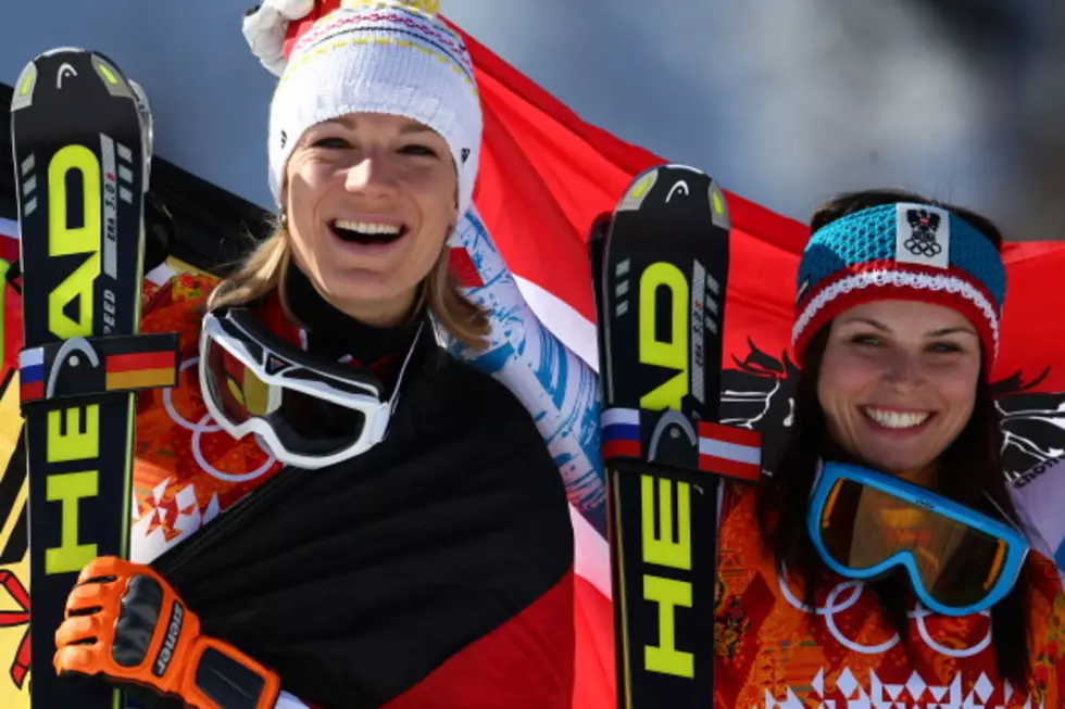 Skier Fenninger Wins Olympic Super-G