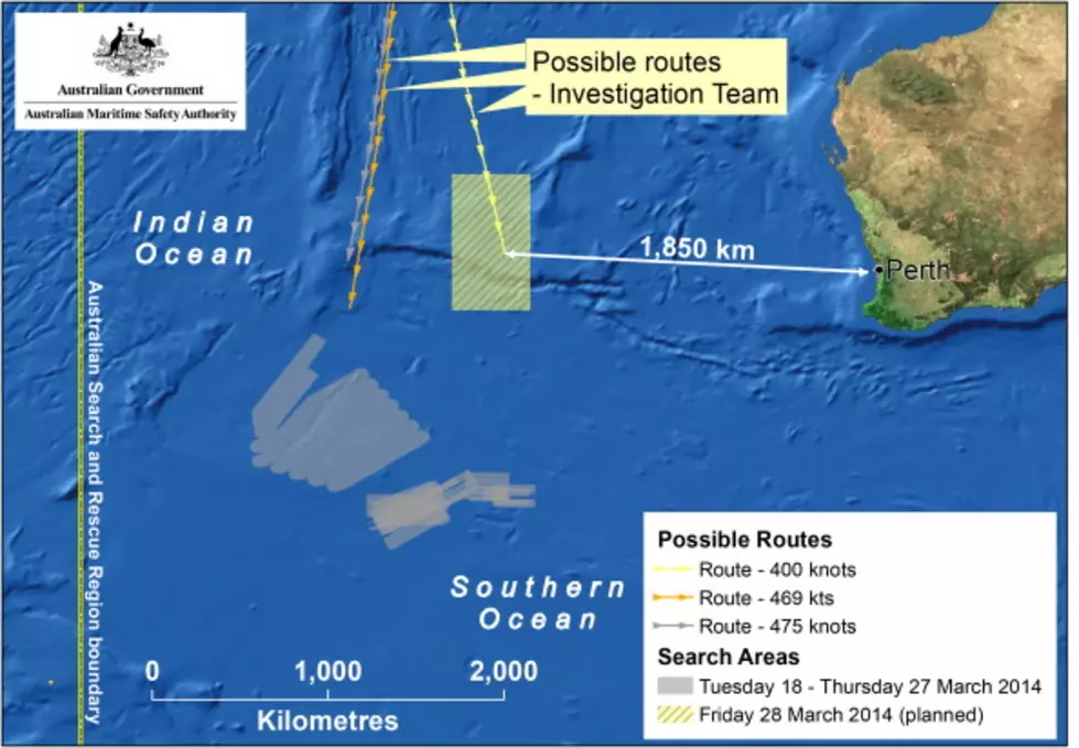 New Malaysia Plane Search Area Turns Up Objects