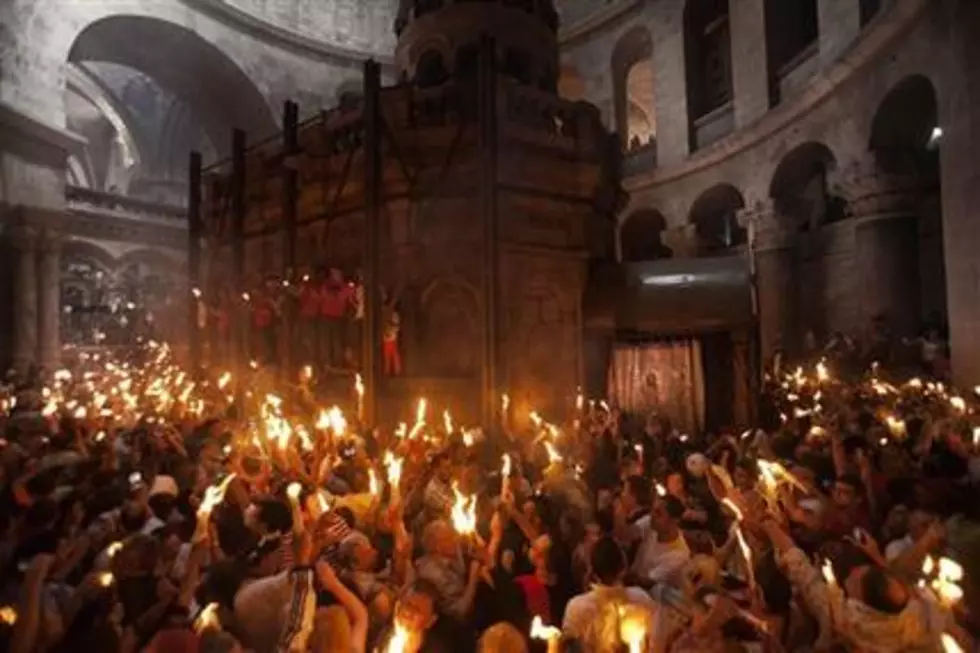 Holy Fire Rite Draws Thousands in Jerusalem