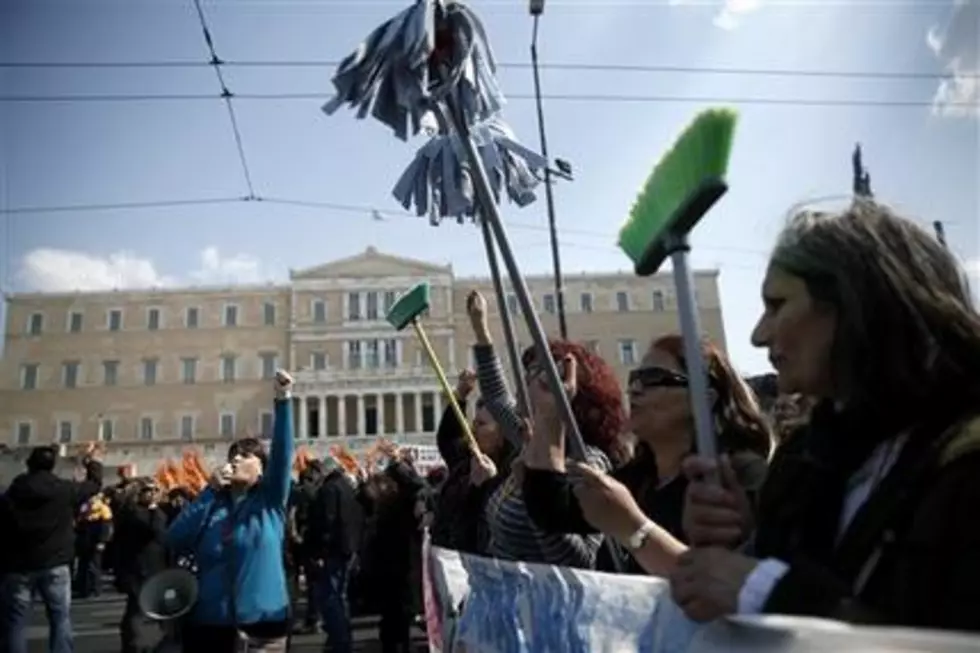 Greece&#8217;s Protesting Cleaners Win Jobs Case