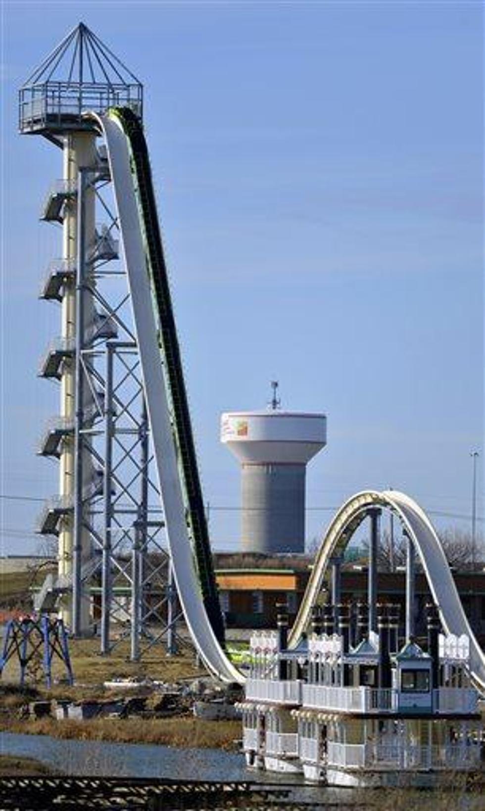 Where is the world's tallest water slide?