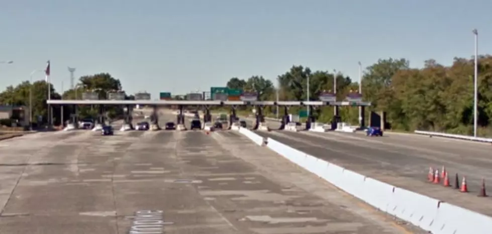 Toll plaza at New Jersey Turnpike toll plaza at #14C in Jersey City