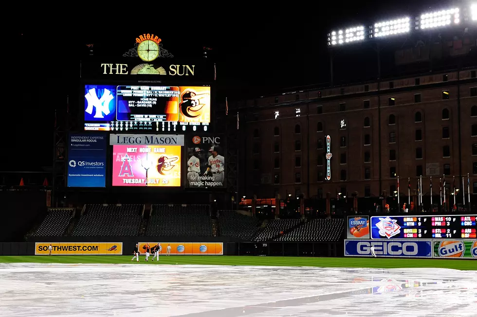Yankees fall to Orioles 3-1 in rain-shortened game