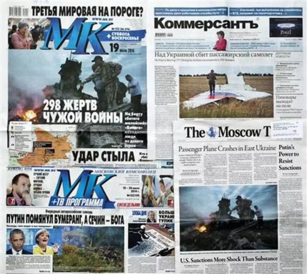Russians are fed Ukraine crash conspiracy theories