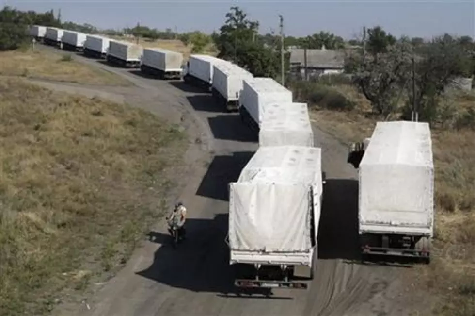 Russian aid trucks begin to leave Ukraine
